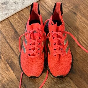 Adidas Bright Sneakers with Silver Stripes